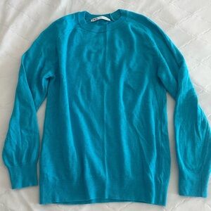 Zara Teal Knit Pullover